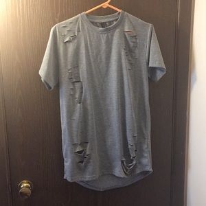 Grey Short-Sleeved Shirt
